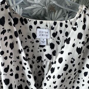 Allison Joy Black and White Blouse